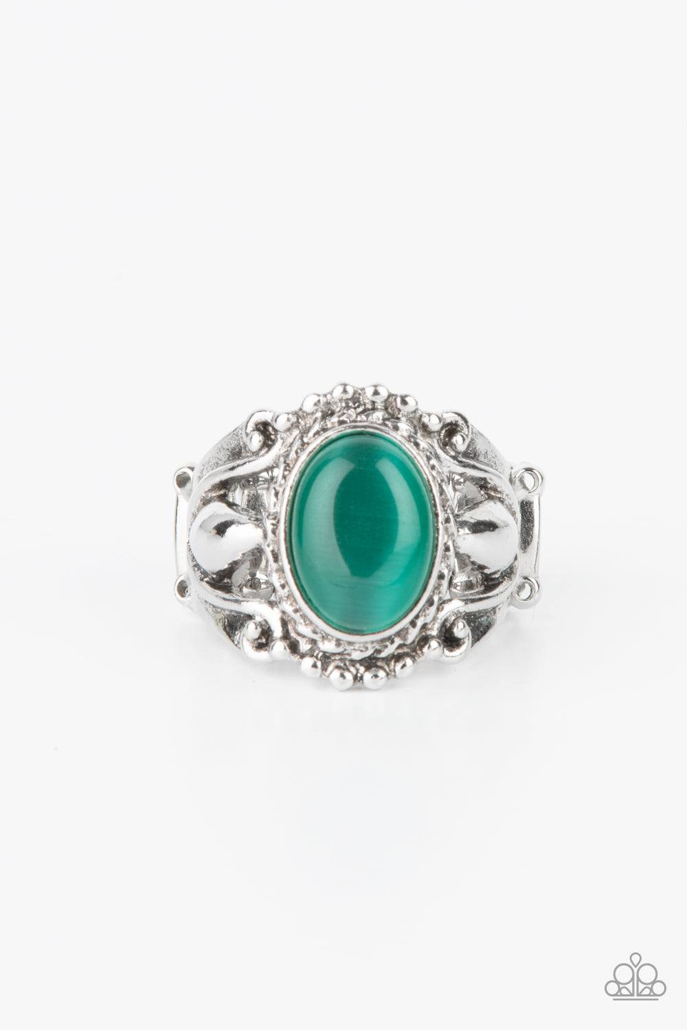 Green moonstone ring on sale paparazzi