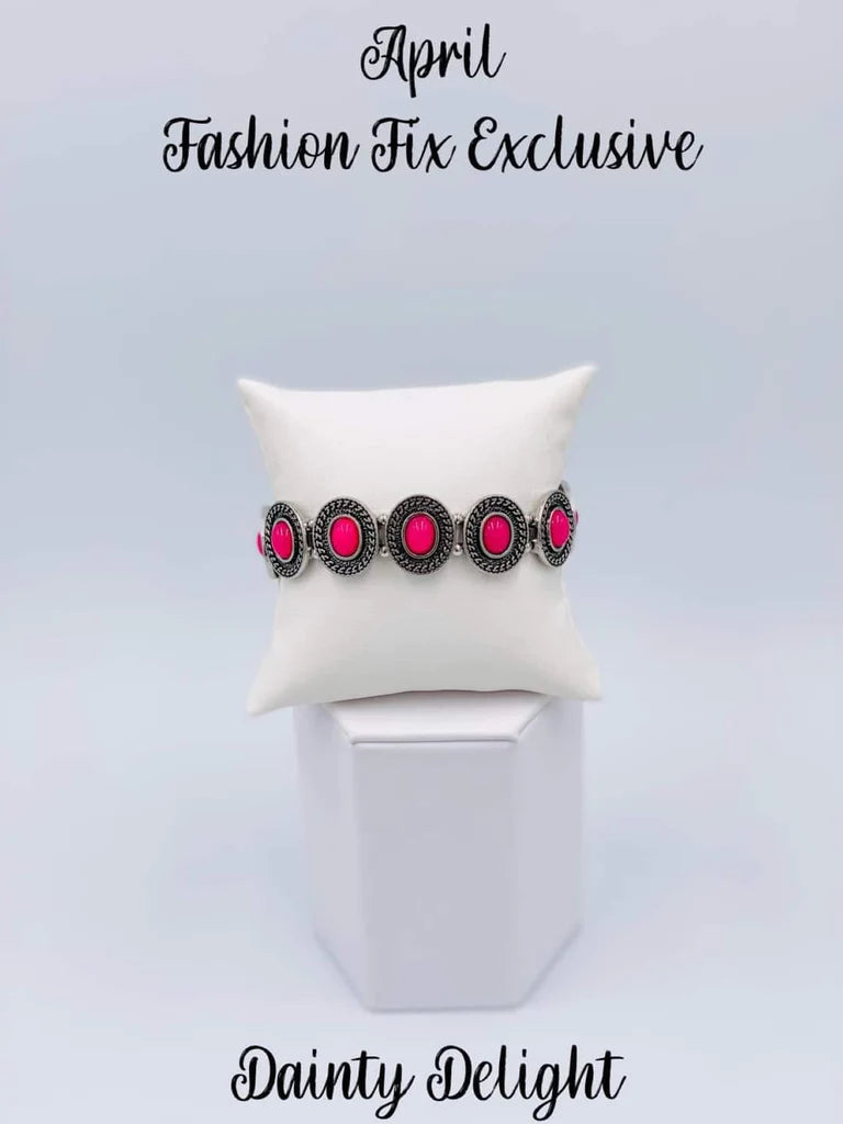 Lodge Luxe-Pink Urban Bracelet-Paparazzi Accessories